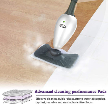 Flammi Steam Mop Pads for Shark S1000/S3101/S3250/SK Series SK410 SK435CO SK460 SK140 SK141 S3251 Steam Mop Replacement Pads, 4 Pack