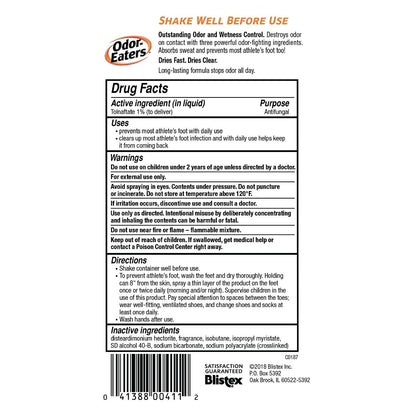 Odor-Eaters Foot Spray Powder 4 Oz