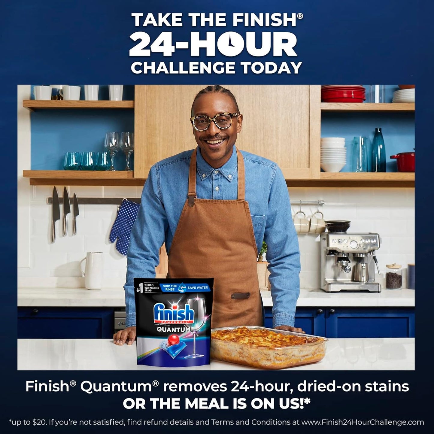 Finish - Quantum - 64ct - Dishwasher Detergent - Powerball - Ultimate Clean & Shine - Dishwashing Tablets - Dish Tabs