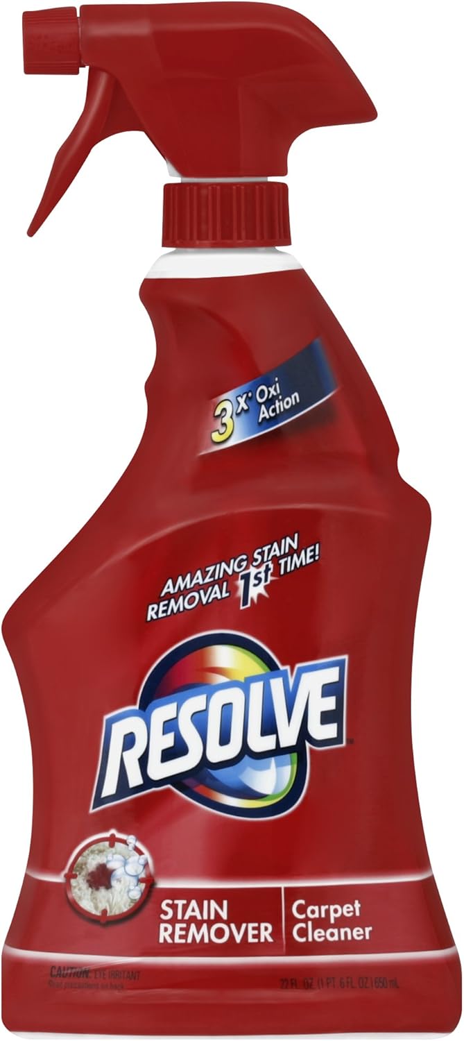 Resolve Carpet Stain Remover Cleaner, 22 Ounce (Pack of 12)