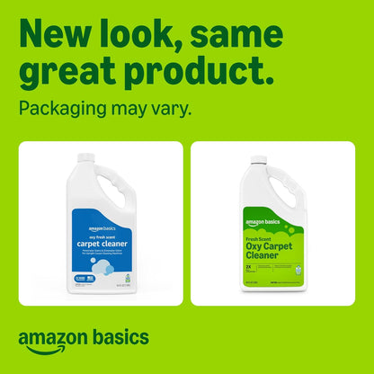 Amazon Basics Pet Stain & Odor Remover, Deep Cleaning Carpet Shampoo, Concentrated Formula, Eliminates Odors, Pet-Safe, Fresh Scent, 64 fl oz
