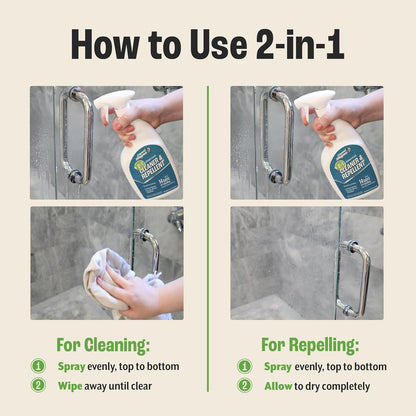 Danco Liquid Rhyno 2-in-1 Shower Glass Cleaner & Repellent