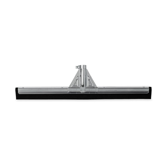 Rubbermaid Commercial Products Heavy-Duty Floor Dual Squeegee Black for Warehouses/Concrete/Car Garage/Basement Floor