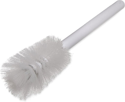 SPARTA Large Water Bottle Brush Ideal for Wide-Mouth Jars, Bottles and Tumblers, Dishwashing Tool with Handle for Home and Commercial Kitchens, Plastic, 12 Inches, White