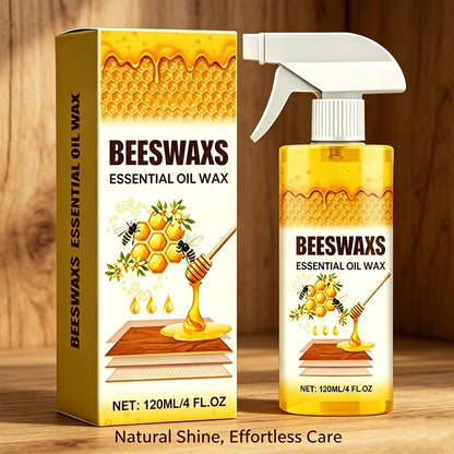 Beeswax Spray Furniture Polish, Wood Cleaner Repairing, Natural Beeswax Care for Living Rooms,Kitchens,Wood Furniture Floors, Restores Shine & Removes Scratches (3PC)