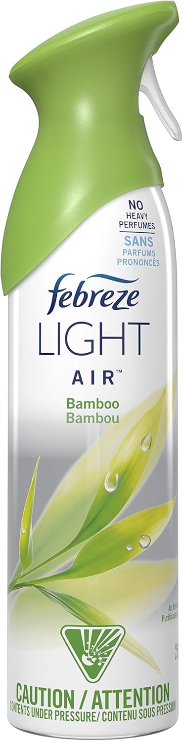 Febreze Air Mist Air Freshener Spray, Odor-Fighting Room Spray, Air Fresheners for Home and Bathroom and Kitchen, Aerosol Can, Light Lavender Scent, 8.8oz, 2 Count