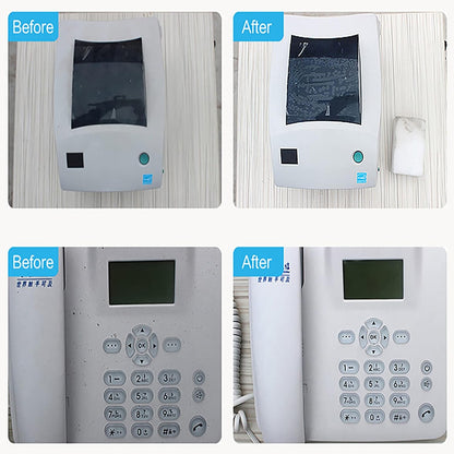 Melamine Eraser Sponges 100 Pack, Heavy Duty Non-Scratch Magic Cleaning Pads 4.0x2.4x0.8 Inch, Multi-Surface Bathroom Kitchen Cleaner for Tiles Glass Stainless Steel (Lab-Tested)