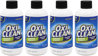 OxiClean - Outdoor Multipurpose Super Concentrated Cleaner - Makes 1 Gallon - Stain Remover - Driveway Cleaner for Concrete - Degreaser for Cement, Brick, Vinyl, and Patio Furniture (6oz = 1 Gallon)