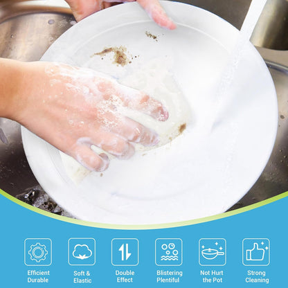 AIDEA XL Sponges Kitchen, 12Count, Non-Scratch Dish Sponges, Large Natural Sponge for Non Stick Cookware, Cellulose Cleaning Sponge for Dishes, Bathroom, Household