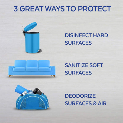 Lysol Disinfectant Spray, Household Essential Cleaning Supplies, Multi-Purpose Room Spray, Antibacterial Sanitizer Spray, Upholstery Deodorizer, Home and Bathroom, Crisp Linen,19 Fl Oz (Pack of 12)