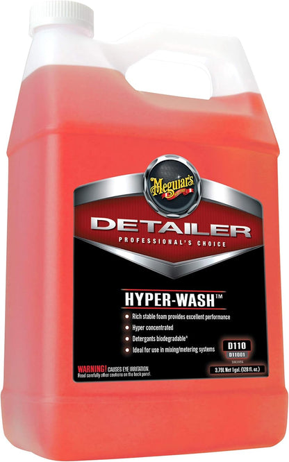 Meguiar's Professional Leather Cleaner & Conditioner D18001-1 Gallon Leather Cleaner & Conditioner Specifically Formulated for Automotive Interior Care, Delivers Professional Results, 128 Oz