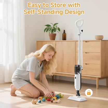 Steam Mop, Multi-Purpose Steam Cleaner for Home Steamer for Floor Cleaning, Floor Steamer Cleaner for Deep Cleaning with Handheld Steamer Mops Accessories, Pet Steam Mop Cleaner for Hardwood, Tile