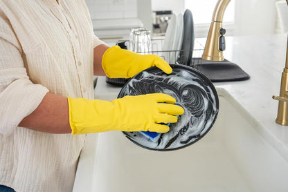 Mr. Clean Large Reusable Latex Gloves, 2 Color, 2 Pairs