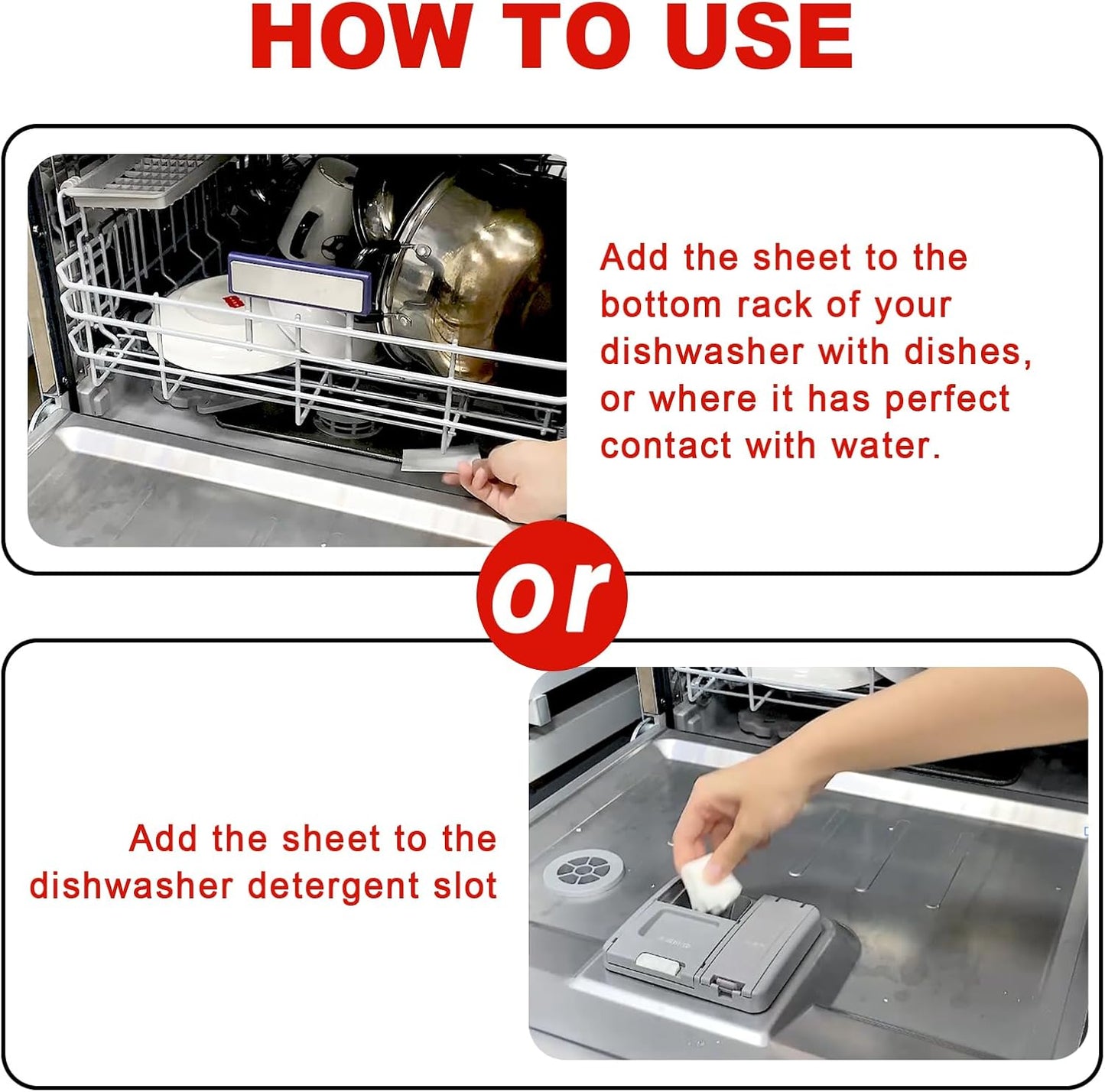 Binbata Eco Dishwasher Detergent Sheets Up To 160 Loads, Unscented Plastic Free Dishwashing Soap Strips With High Efficient Solid Enzyme, Leaving Dishes Sparkling Clean