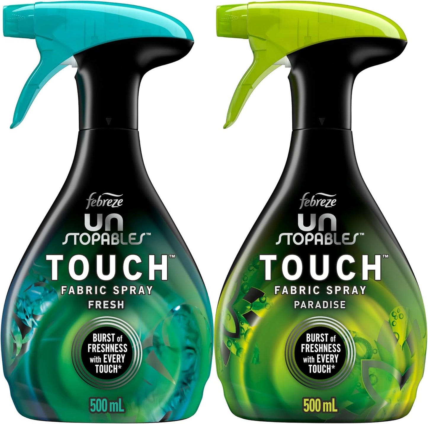 Unstopables Touch Fabric Spray and Odor Fighter, Fresh & Breeze, 16.9 oz, Pack of 2