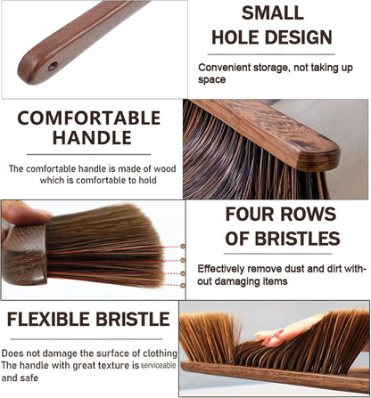 Hand Broom Brush Dust Cleaning: Hand Brush, Dusting Brush, Couch Brush, Soft Brush Cleaning, Dust Broom, Handheld Broom, Bed Brush, Hand Brush for Cleaning The Bed, Sofa, Fireplace, car, etc.