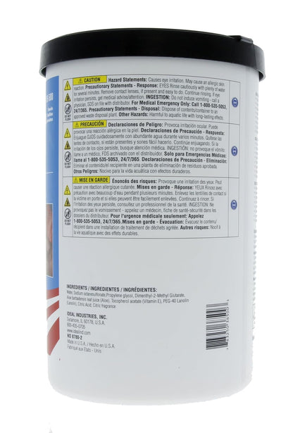 IDEAL® Eletrical Cleaning Wipes (82 Wipes) – Heavy-Duty Pre-Moistened Jobsite Towels for Tools, Surfaces & Hands, Dual-Sided Scrub & Smooth, Removes Grease, Dirt & Grime, Citrus Scent (38-500)
