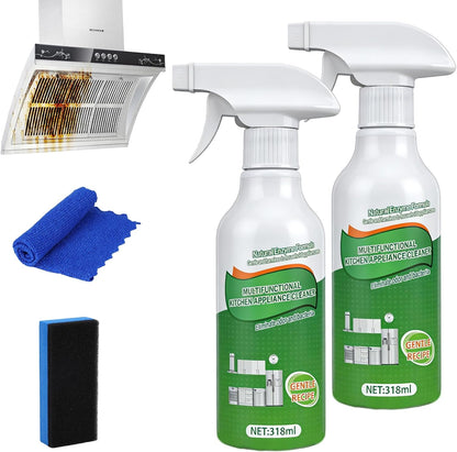 Kitchen Cleaner Remover Spray,Multifunctional Kitchen Appliance Cleaner,Kitchen Enzyme Cleaner,For Cooktop,Stove,Oven,Microwave & Oil Stains-636ml