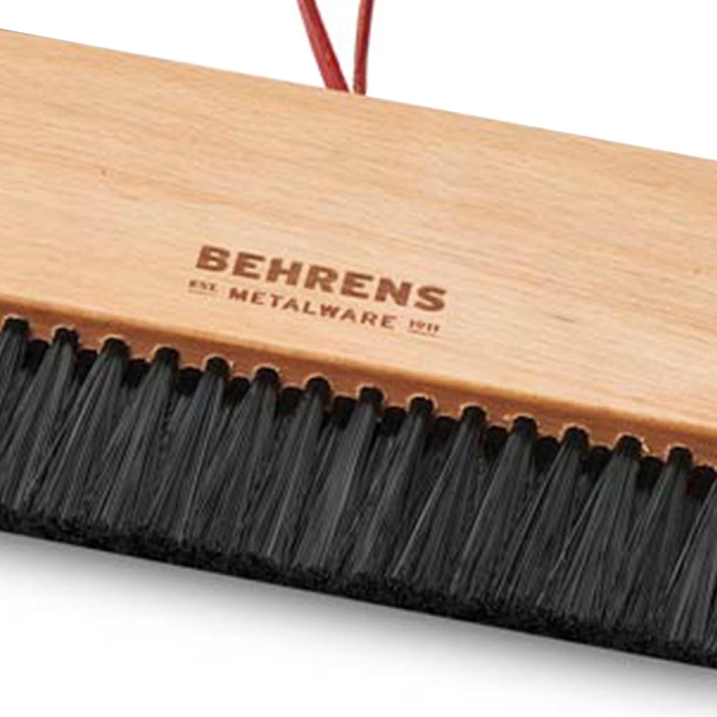 Behrens White Galvanized Dustpan & Brush Set