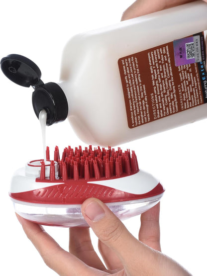 CHI for Dogs Rubber Fur Accumulator Brush, Dog Grooming Tool for Removing Loose Hair and Lint from Coats Furniture Clothing and Car Seats, Flexible Rubber Bristles, Easy Clean Grooming Brush