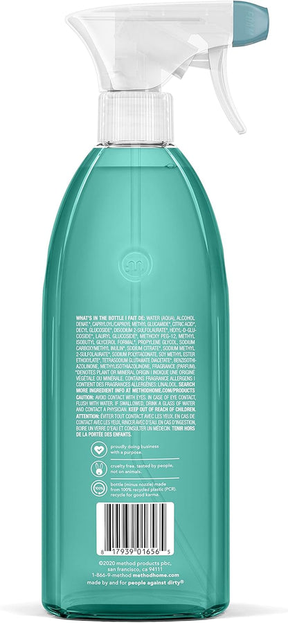 Method Foaming TUB+TILE CLEANER, Eucalyptus Mint, 28 Ounce, 1 pack, Packaging May Vary