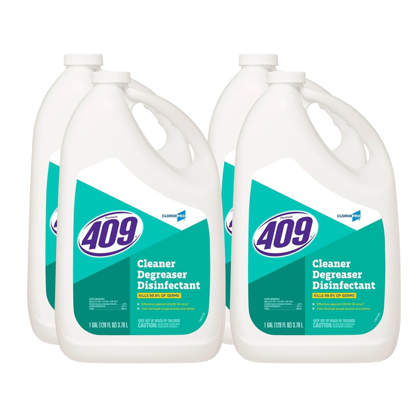 CloroxPro Formula 409 Cleaner Degreaser Disinfectant Refill, 128 Fluid Ounces (Package May Vary)
