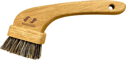 All-Natural Grout Brush Set | Wooden Cleaning Brush for Tile and Floor | Durable Floor Scrubber for Bathroom and Kitchen | Eco-Friendly Household Cleaning Tools