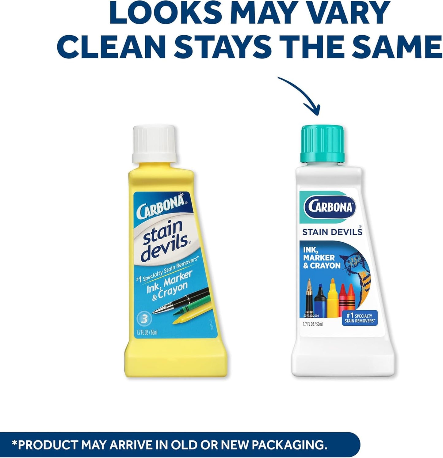 Carbona Stain Devils #6 (1.7 Fl Oz), Targeted Spot Cleaner for Grass, Dirt & Make-Up Stains, Safe on Skin & Washable Fabrics