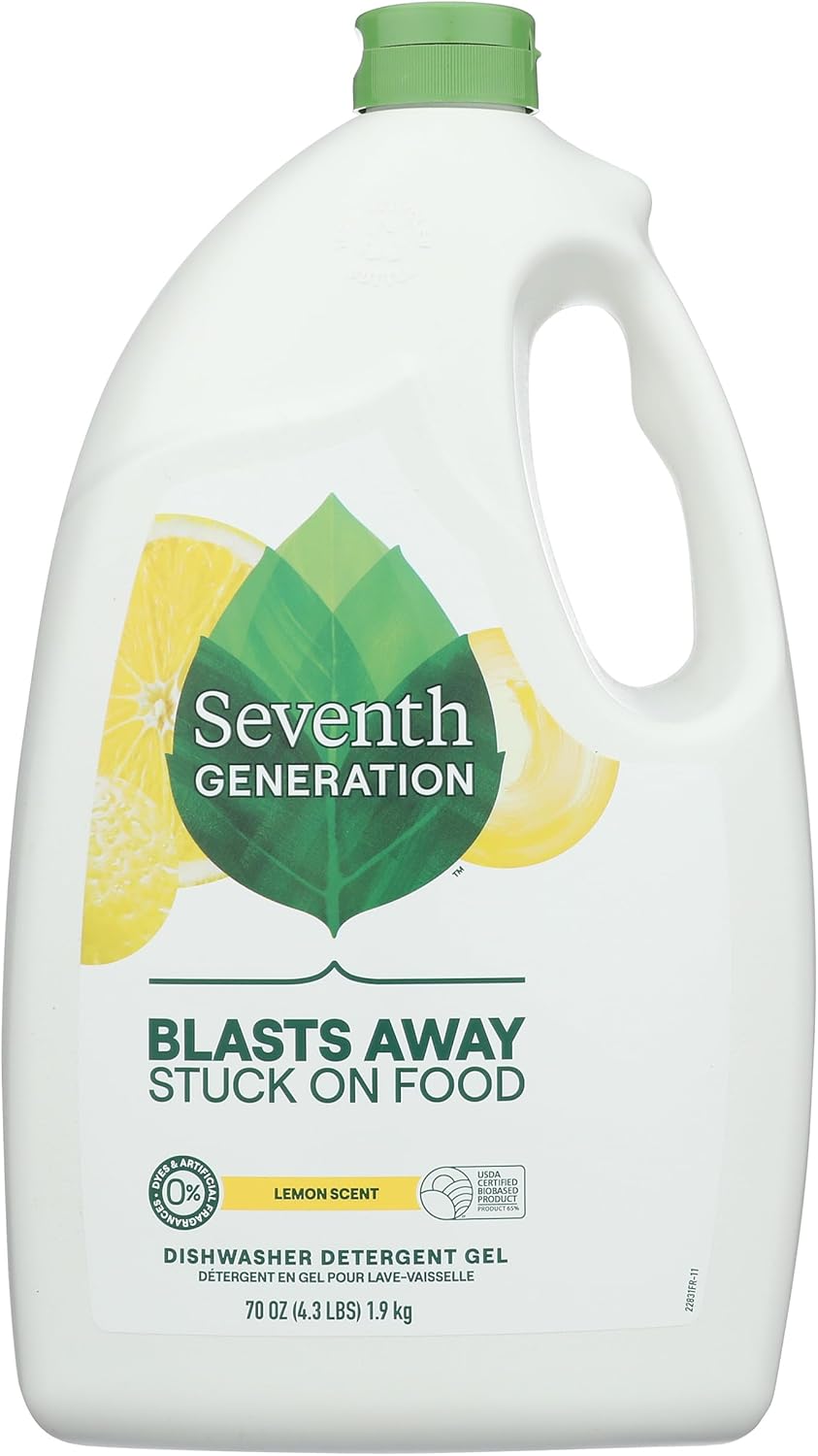 Seventh Generation Free and Clear Dishwasher Detergent Gel 42 Fluid ounce