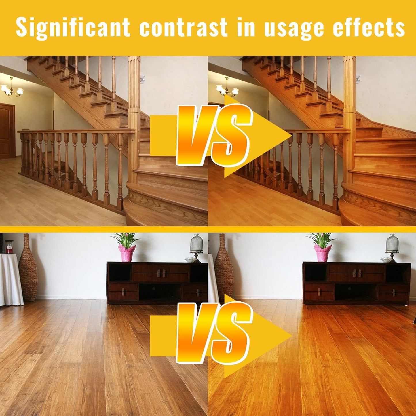 355ml Micro-Molecularized Natural Beeswax Floor Polish Spray, Beeswax Essential Oil Wax, Bees Wax Wood Polish Spray, for Living Rooms, Kitchens, Wood Furniture Floor (1PCS)