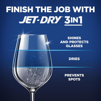 Finish Jet-Dry Rinse Aid, 32oz, Dishwasher Rinse Agent & Drying Agent