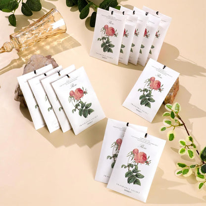 MYARO 12 Pack Fresh Linen Scented Sachets for Drawer, Closet & Car Air Freshener Bags | Odor Eliminator & Fabric Refresher | Crisp, Clean Home Fragrance Gift Set