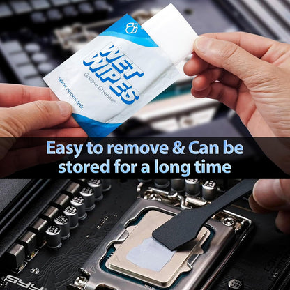 SYY Thermal Paste Remover Kits for CPU, GPU, Heatsink etc Thermal Computer Paste Remover incl. 20 Cleaning Wipes