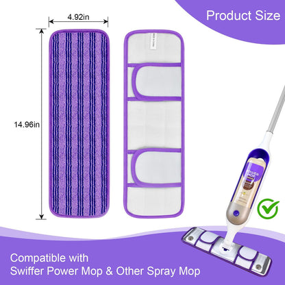 30 Pack Valuable Disposable Mopping Pad Refills Compatible with Swiffer PowerMop, Power Mop Refill Pads Replacements for Swiffer Power Mop Spray Mop Dry&Wet Pads Refills for Multi-Surface Floor Clean