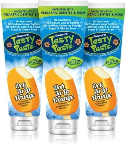 Tanner's Tasty Paste Cha Cha Chocolate Anti-Cavity Fluoride Toothpaste 4.2 oz.
