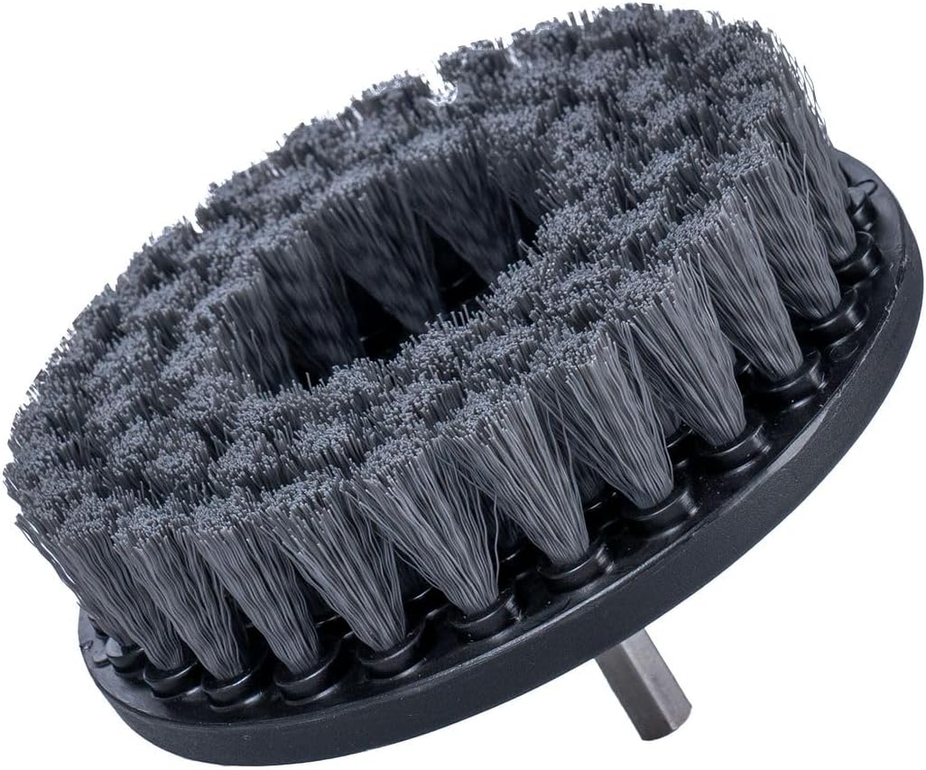 Chemical Guys ACC507 Medium Duty Spinner Multi-Surface Drill Brush Attachment (Fits Any Standard Drill - Power Scrubber Removes Stains & Cleans Floor Mats, Upholstery & Carpets), Yellow