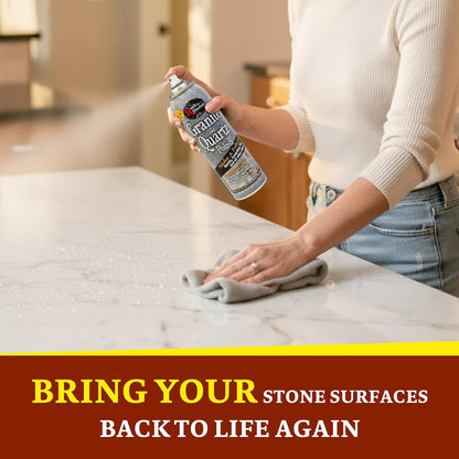 Rock Doctor Granite Polish Spray and Surface,18oz.Can Polish Tile, Marble, Kitchen Countertop, and Natural Stone Surfaces, Streak-Free Shine Pack of 1