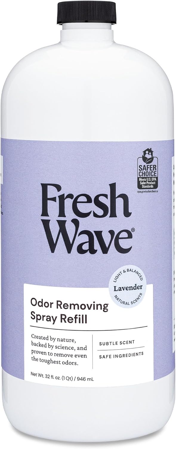 Fresh Wave Lavender Scent Odor Eliminator Spray & Air Freshener Refill, 32 fl. oz.