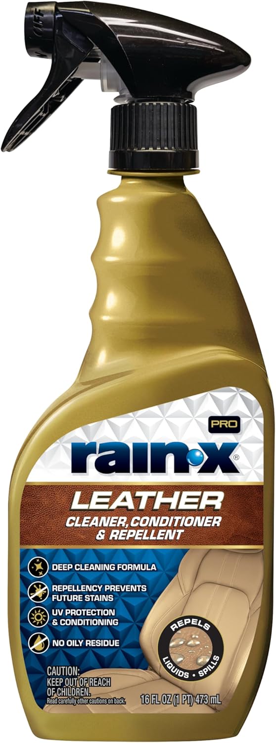 Rain-X 620234SRP Carpet & Upholstery Cleaner Repellent for Car Interiors & More, Cleans + Repels Spills while Preventing Stains, Fresh Scent 16 Fl Oz.