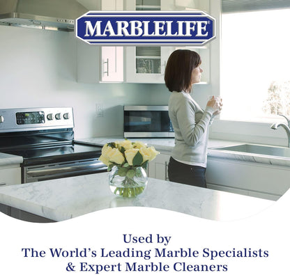 Marblelife Granite & Quartz Cleaner, Safe & Powerful Granite Countertop Cleaner, Oil & Wax Free Quartz Countertop, Effective Stone Care & Cleaning, 32oz Spray