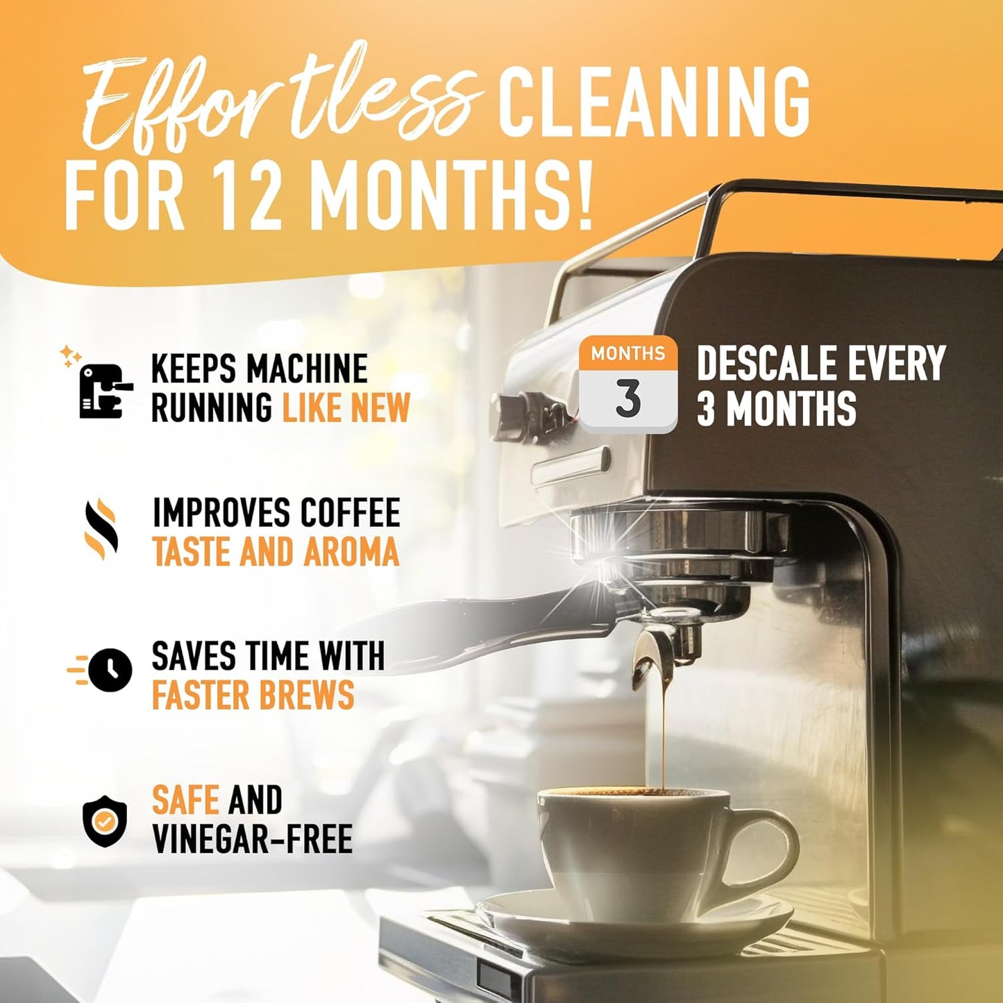 Oh Yuk Dishwasher Cleaner, Descaler, And Deodorizer – Removes Grease, Odors, And Buildup – Natural Orange Scent – Septic Safe Formula For A Fresh Dishwasher – Deep Cleans All Machine Models – 16 Fl oz