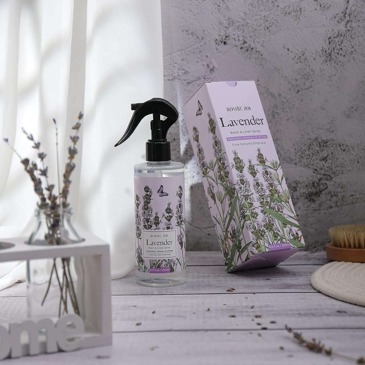ROMIIE ZOI Room Spray Lemon, Air Freshener Spray Made with Natural Plant Extract, Scented Room Spray for Home Fragrance Fabric Spray Freshener 8.5 FL OZ