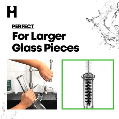 Pipe Perfect Original Cleaning Brush Set – Multi-Size Detail Brushes for Glass, Bottle, Tube & Narrow Openings | Deep Cleaning Kit for Hard-to-Reach Areas | Durable Reusable (Original Pack)