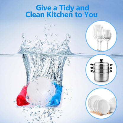 200 Count Dishwasher Pods, No Pre-Rinse Dishwasher Detergent Soap On Stain and Grease, Leaving a Virtually Spotless Shine,Dishwasher Detergent for Deep Cleaning