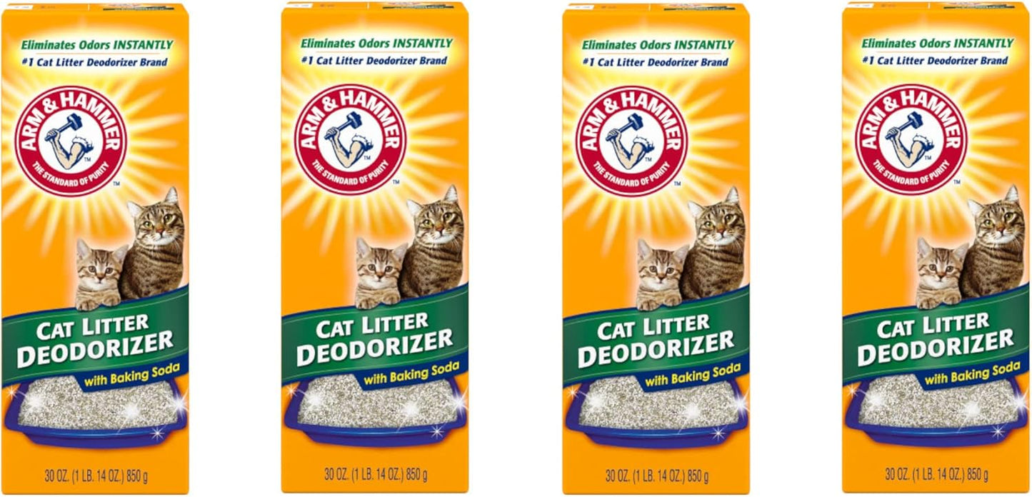 ARM & Hammer Cat Litter Deodorizer-Super Size Pack-30 oz Pack of 4
