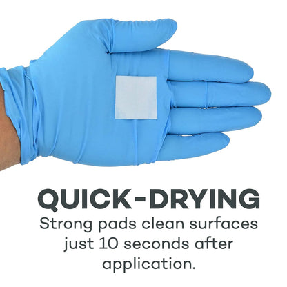 Dealmed 200 Sterile Alcohol Prep Pads Isopropyl Wipes Individually Wrapped Medium Square, 2-Ply for Cuts Scrapes and General Cleansing