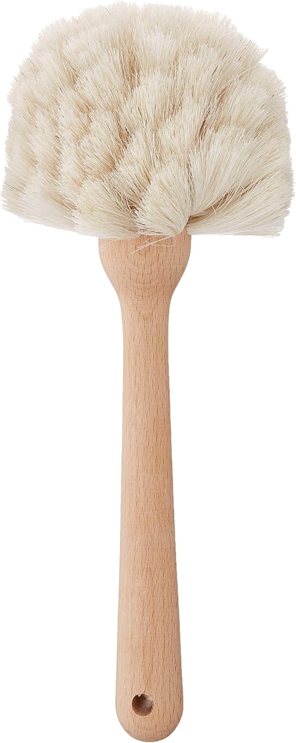 Fox Run Kitchen Brush, Stainless Steel Cleaning Brush for Tumblers, Glasses, Dishes, and Pans, 10.25"