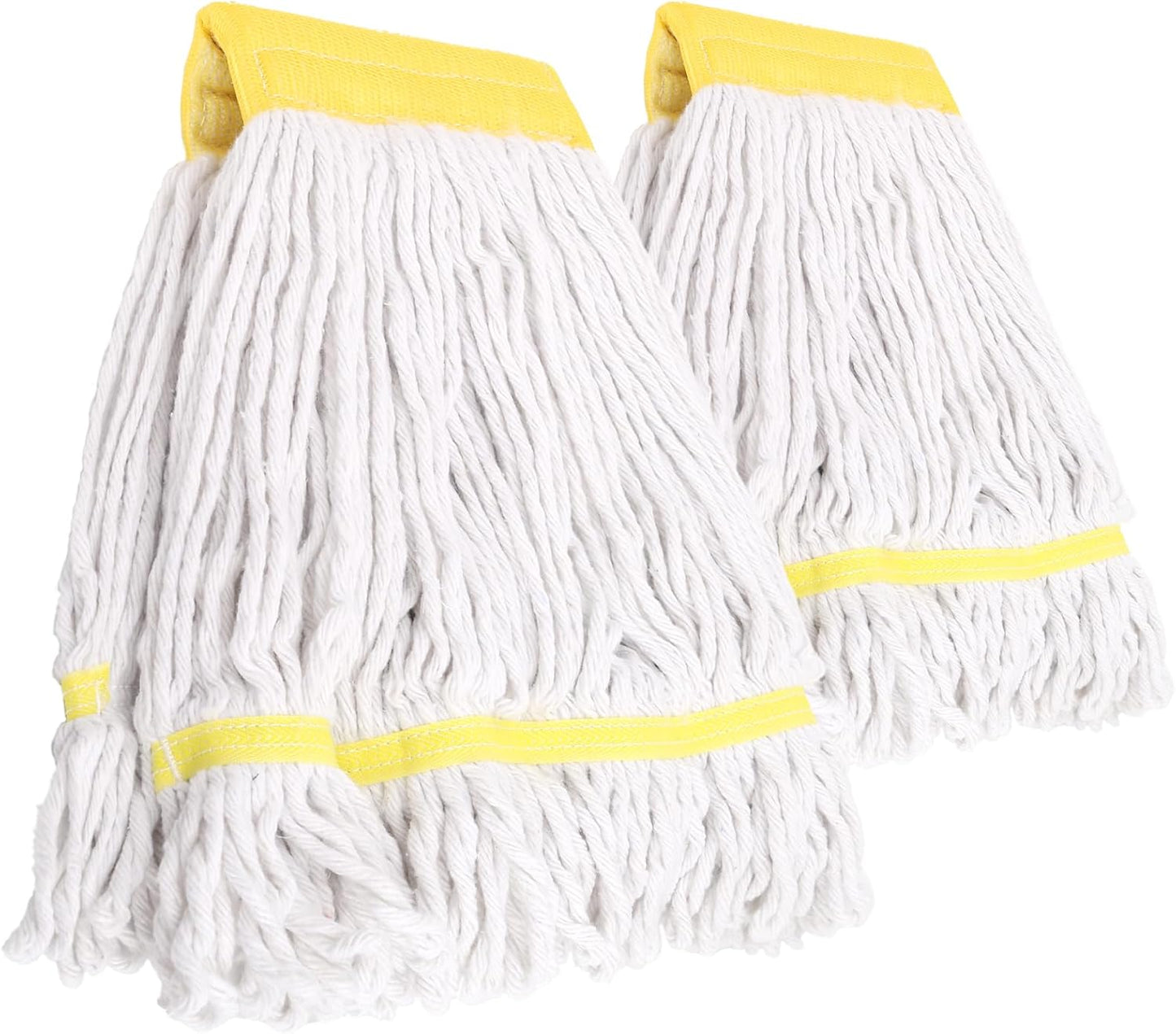 KeFanta Commercial Mop Heavy Duty Industrial Mop with Long Handle,60" Looped-End String Wet Cotton Mops for Floor Cleaning,Home,Kitchen,Office,Garage and Concrete/Tile Floor