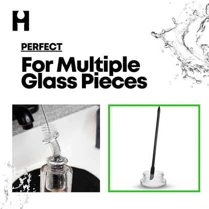 Pipe Perfect Original Cleaning Brush Set – Multi-Size Detail Brushes for Glass, Bottle, Tube & Narrow Openings | Deep Cleaning Kit for Hard-to-Reach Areas | Durable Reusable (Original Pack)