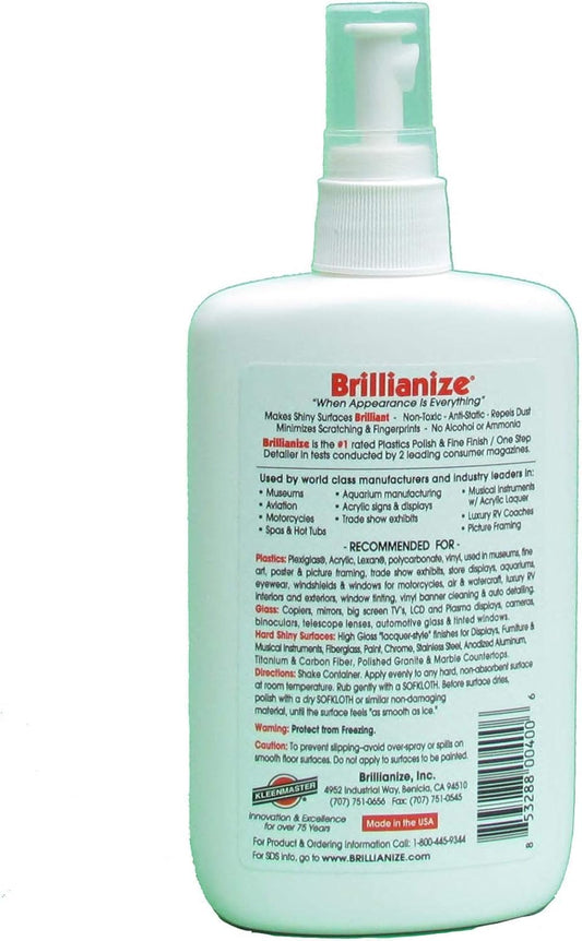 8 Ounce (240 ml) Plastic Cleaner in Pump Spray Bottle